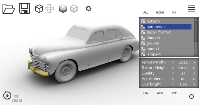 AOgen options for selected objects