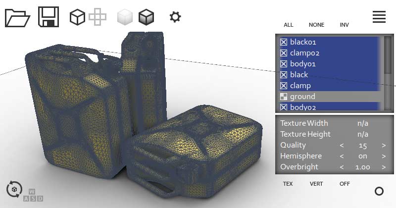 Hi-res meshes produce perfect per-vertex AO